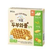 Bánh ăn dặm waffle đậu hũ Ildong cho bé 12m+ 64g