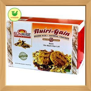 Bánh ăn kiêng yến mạch gạo lứt sunrise 178g