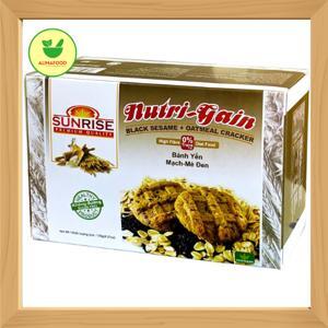 Bánh ăn kiêng yến mạch mè đen Fine Sunrise 178g