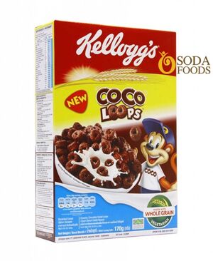 Bánh ăn sáng ngũ cốc Kellogg's Coco Loops 170g