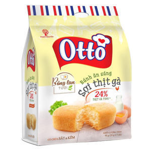 Bánh ăn sáng sợi thịt gà Otto - 90g