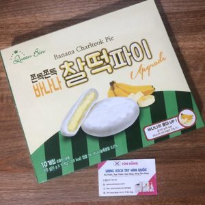 Bánh Banana Charlteok pie Queen Bin 310g