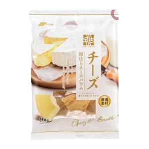 Bánh Baumkuchen Marukin vị Phomai cắt lớp gói 280gr 9 bánh