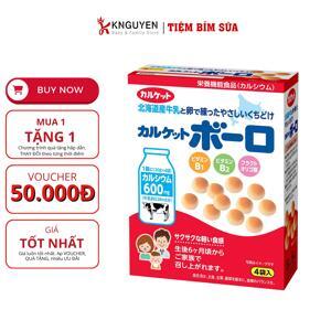 Bánh bi men sữa Calket Boro Nhật cho bé ăn dặm