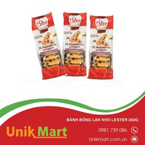 Bánh bông lan Lester Pháp nho 250g