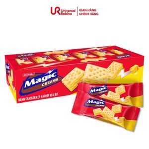 Bánh cracker hai lớp kem socola Magic Twin hộp 300g