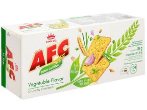 Bánh cracker vị rau AFC Dinh dưỡng hộp 100g