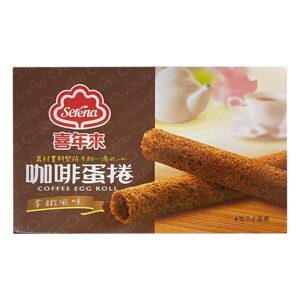 Bánh cuộn trứng vị cà phê Serena Coffee egg roll 64g