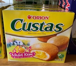Bánh Custas Cao Cấp Orion Hộp 276g (12pcs)