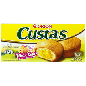 Bánh Custas Cao Cấp Orion Hộp 138g
