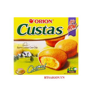 Bánh Custas Cao Cấp Orion Hộp 276g (12pcs)