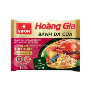 Bánh đa cua Vifon Hoàng gia - gói 120g, có gói riêu thật