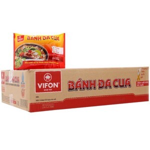 Bánh đa cua Vifon thùng 30 gói x 60g