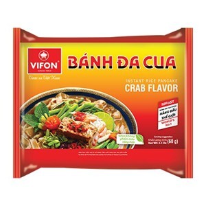 Bánh đa cua Vifon thùng 30 gói x 60g