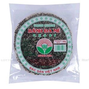 Bánh đa mè đen 20cm Hương Nam gói 454g