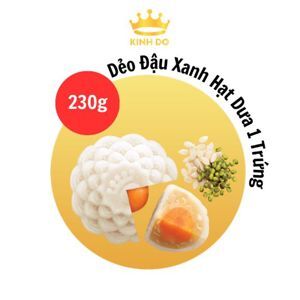 Bánh dẻo Kinh đô đậu xanh hạt dưa 1 trứng 250g
