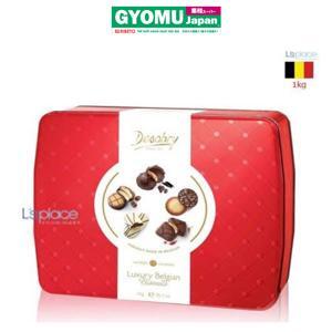 Bánh Desobry The Belgian Biscuitier JEWELS hộp thiếc màu đỏ 1kg