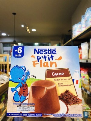 Bánh Flan Nestle Pháp 100gx4 hộp (Từ 6 tháng)