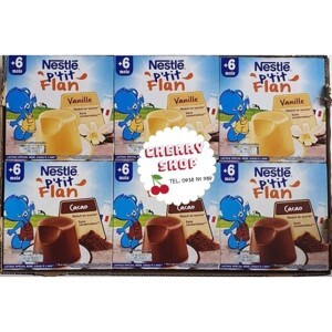 Bánh Flan Nestle Pháp 100gx4 hộp (Từ 6 tháng)