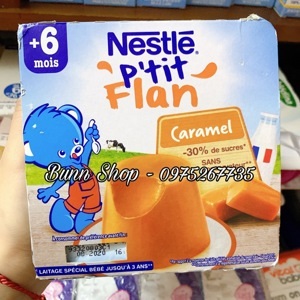 Bánh Flan Nestle Pháp 100gx4 hộp (Từ 6 tháng)