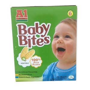 Bánh gạo ăn dặm Baby Bites vị rau củ A1 50g