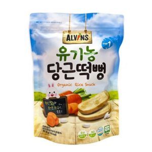 Bánh gạo ăn dặm hữu cơ Alvins 30g