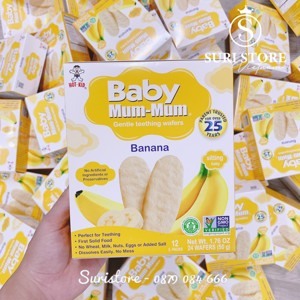 Bánh gạo Baby Mum Mum vị chuối