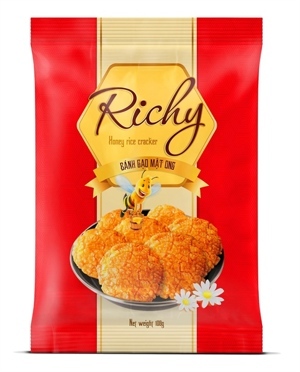 Bánh gạo mật ong Richy - gói 108g