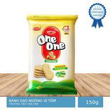 Bánh gạo One One vị tôm nướng - 150g