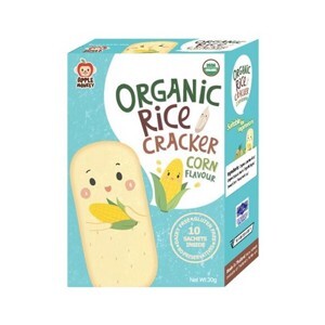 Bánh gạo organic Apple Monkey bổ sung Omega 3 & DHA