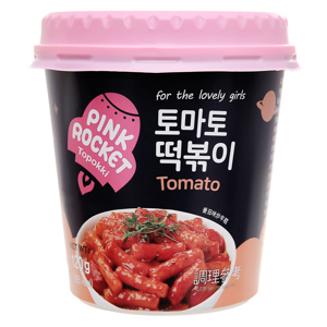 Bánh gạo Pink Rocket Topokki - ly 120g