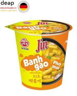 Bánh gạo tokbokki Ottogi Jin vị phô mai ly 82g