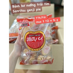 Bánh genji trái tim hiệu sanritsu 14 cái