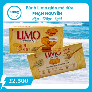 Bánh Giòn Mè Dừa Limo Hộp 240g