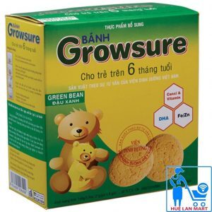 Bánh Growsure vị đậu xanh 168g