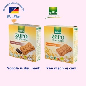 Bánh Gullon snack ăn kiêng không đường lúa mạch vị cam 144g