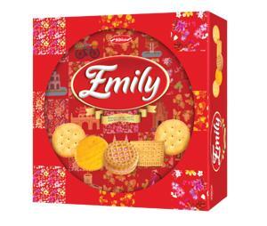 Bánh hỗn hợp hộp nhựa Emily Ngàn Hoa 300g