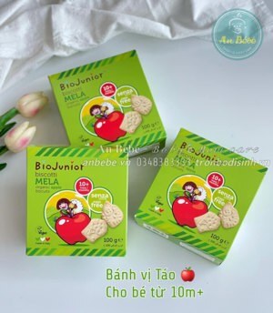 Bánh  hữu cơ BioJunior Italy 100g (10m+)