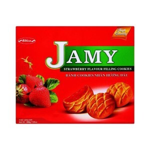 Bánh Jamy nhân mứt dâu 200g