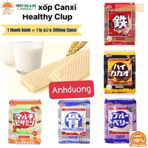 Bánh kem xốp bổ sung canxi Healthy Club 40 thanh