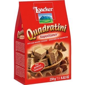 Bánh kem xốp Loacker Quadratini Chocolate 250g