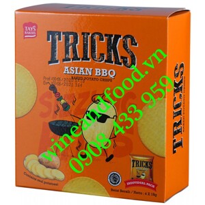 Bánh khoai tây chiên vị kim chi Tricks hộp 72g