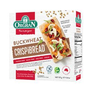 Bánh kiều mạch cracker không gluten Orgran 125g