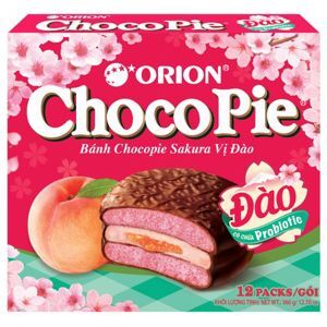 Bánh Lotte Choco Pie vị đào hộp 360g