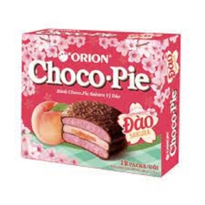 Bánh Lotte Choco Pie vị đào hộp 360g