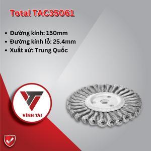 Bánh mài cước đĩa tròn Total TAC35061