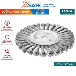 Bánh mài cước đĩa tròn Total TAC35061