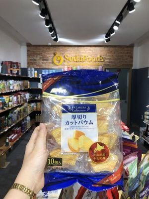 Bánh Marukin Baumkuchen cắt lát 10 cái