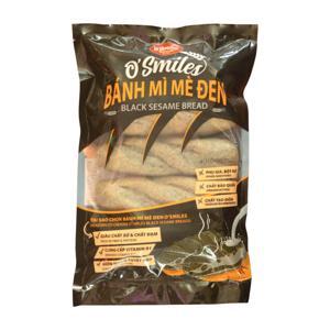Bánh mì mè đen đông lạnh O’smiles gói 350g (70g x 5 ổ)