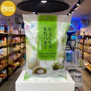 Bánh mochi nhân kem vị trà xanh 120g